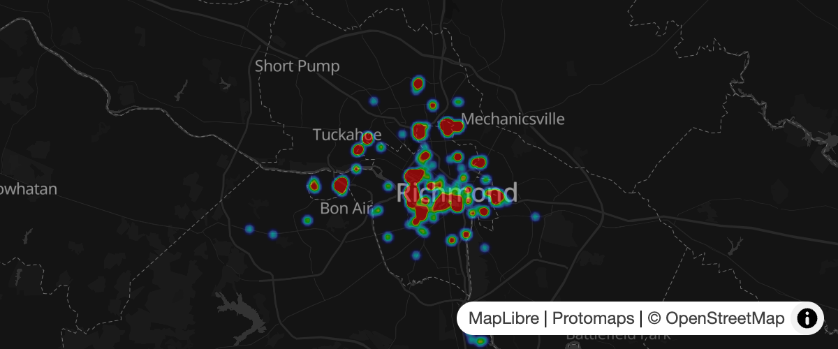 User Contribution Heatmap