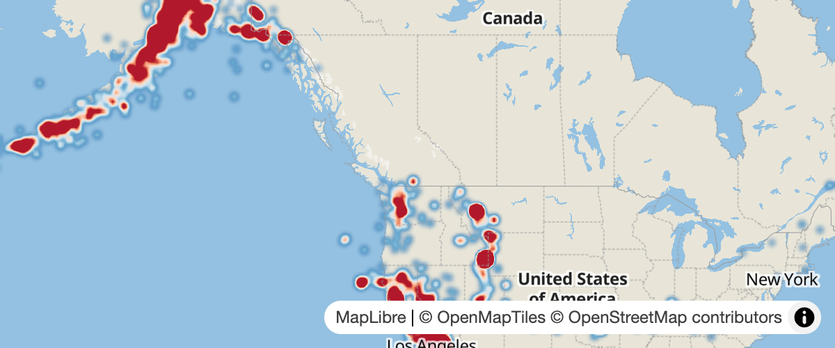 Create a heatmap layer